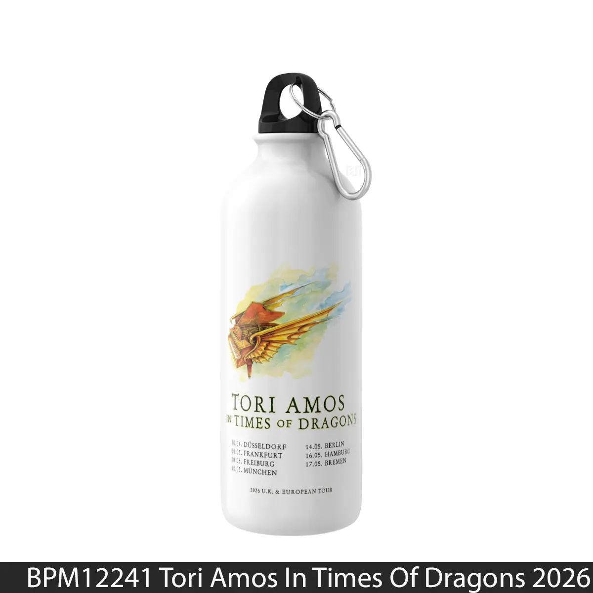 Botol Tori Amos In Times Of Dragons 2026 Germany Tour - Music Sport Bottle