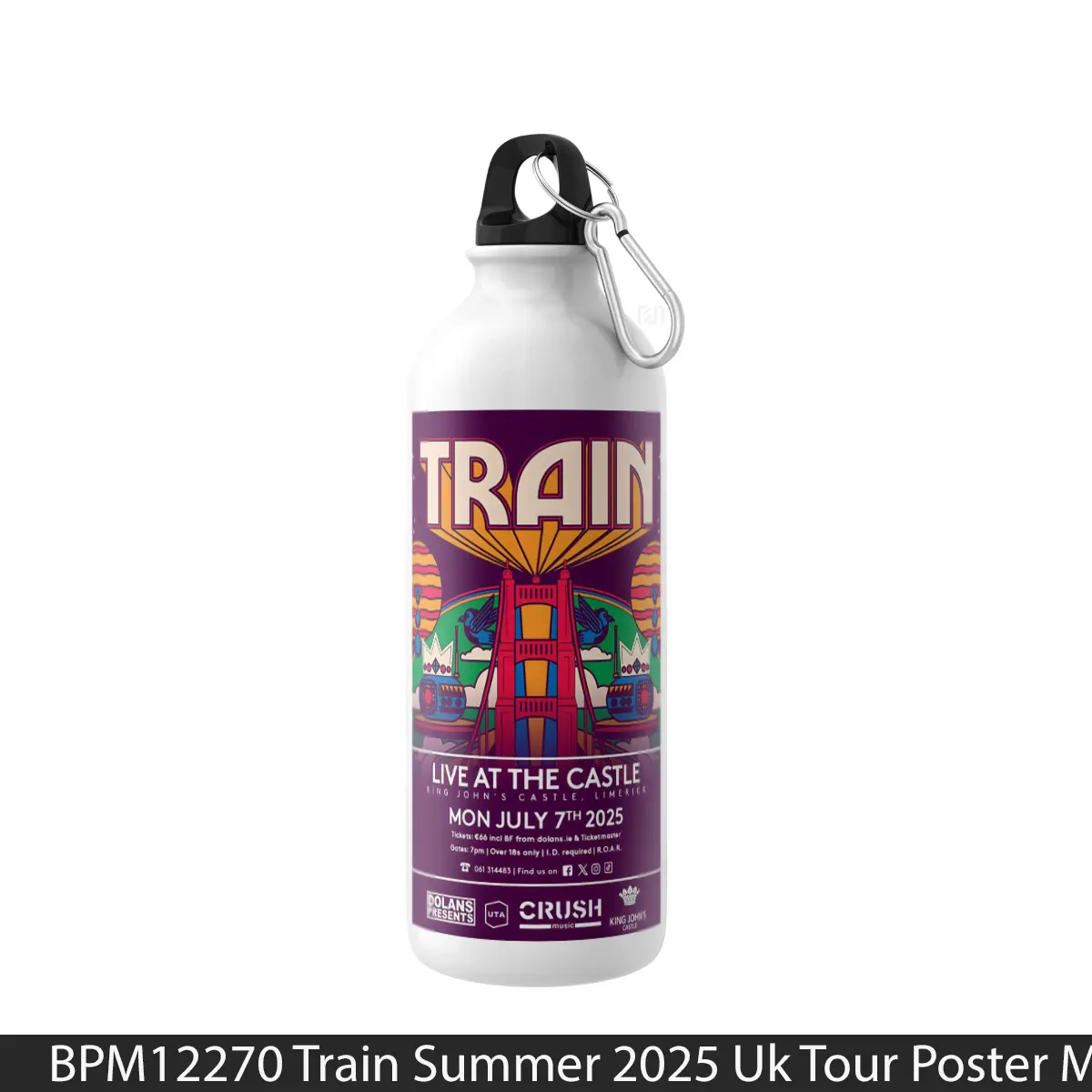Botol Train Summer 2025 Uk Tour - Music Sport Bottle