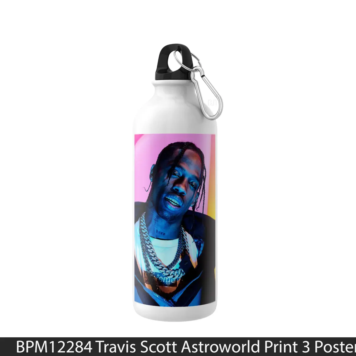 Botol Travis Scott Astroworld Print 3 - Music Sport Bottle
