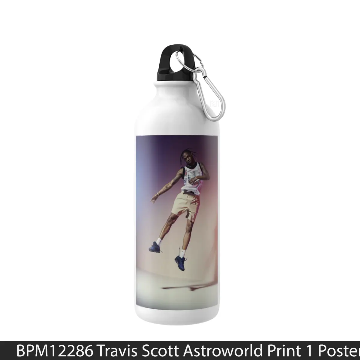 Botol Travis Scott Astroworld Print 1 - Music Sport Bottle