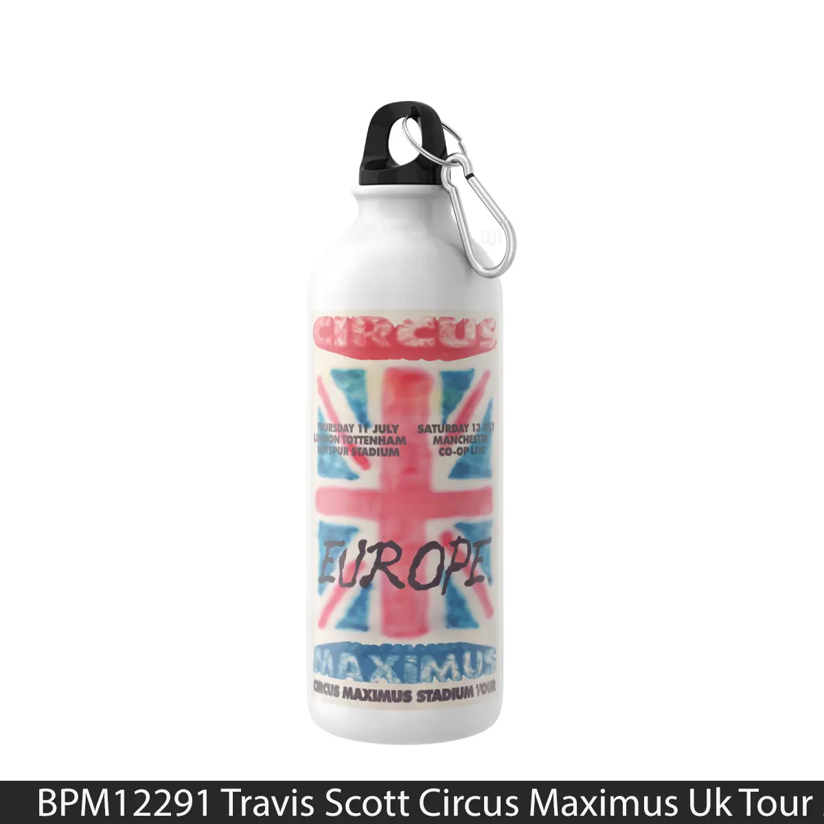 Botol Travis Scott Circus Maximus Uk Tour 2024 London Manchester - Music Sport Bottle