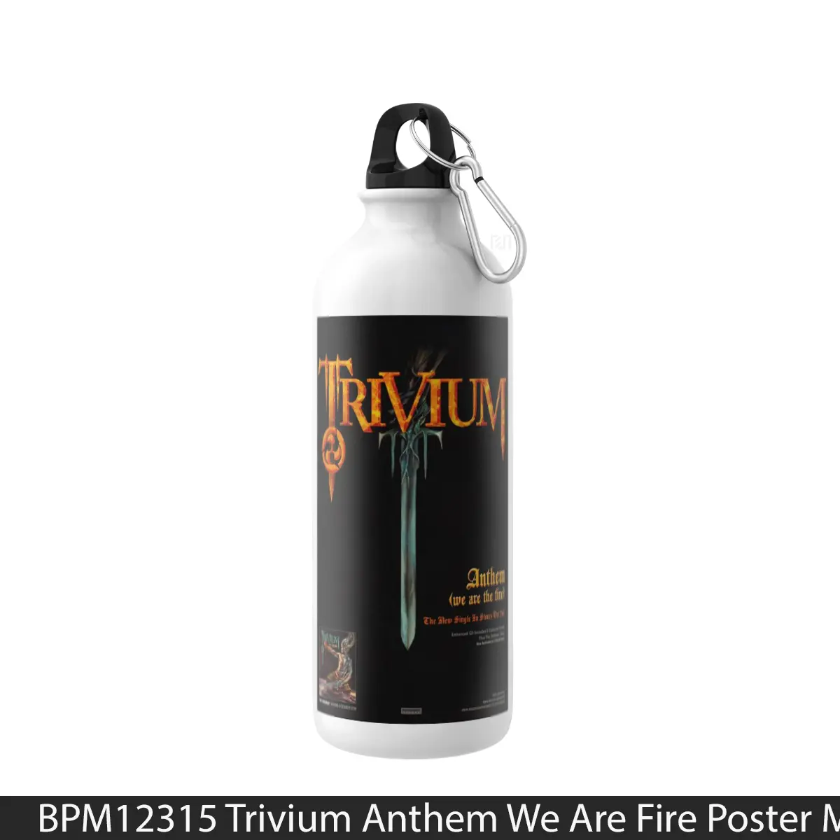 Botol Trivium Anthem We Are Fire - Music Sport Bottle