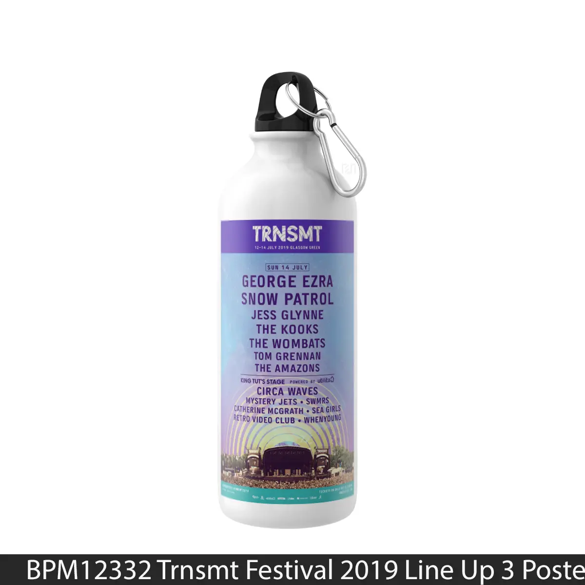 Botol Trnsmt Festival 2019 Line Up 3 - Music Sport Bottle