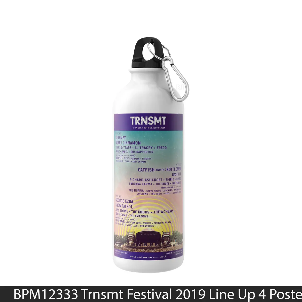 Botol Trnsmt Festival 2019 Line Up 4 - Music Sport Bottle
