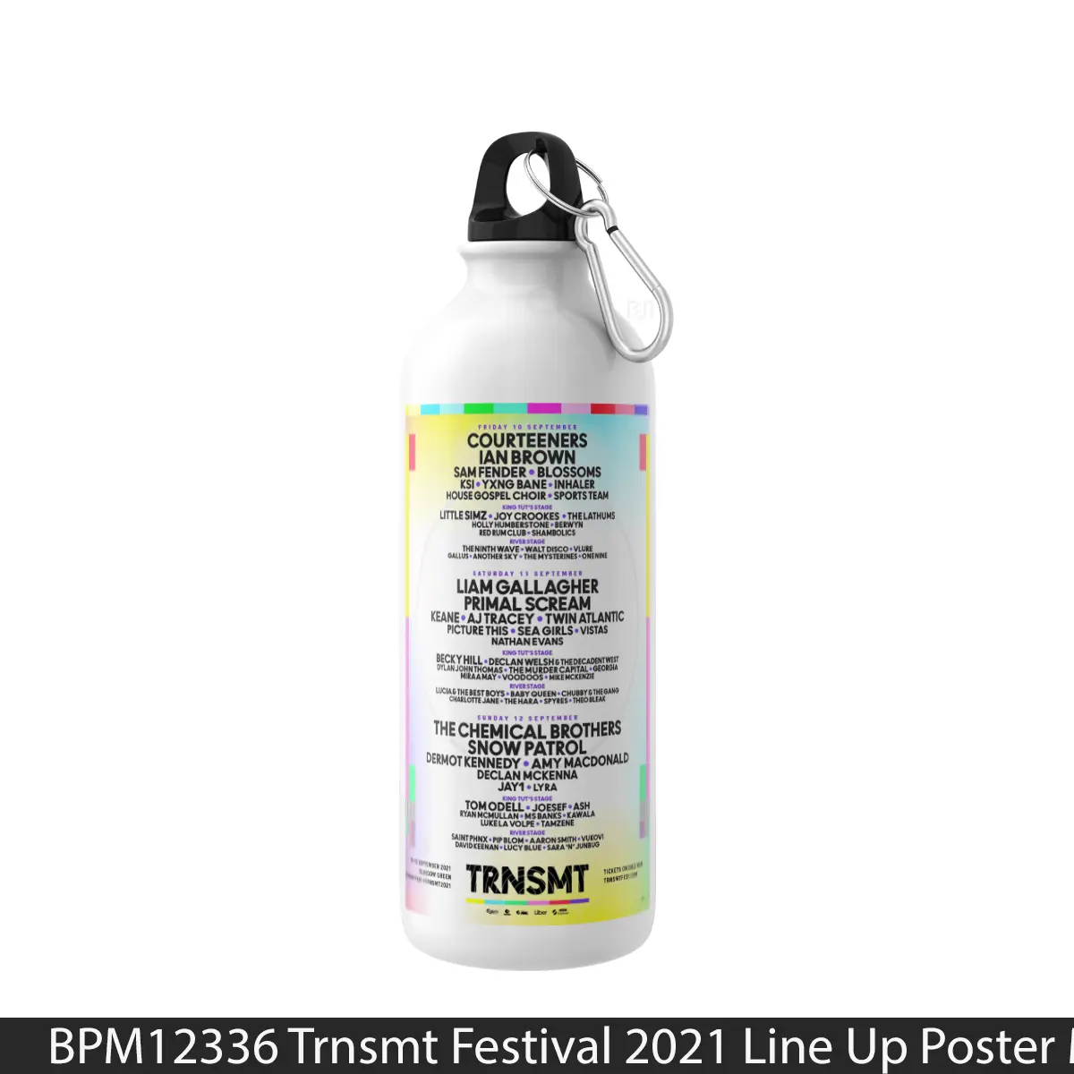 Botol Trnsmt Festival 2021 Line Up - Music Sport Bottle
