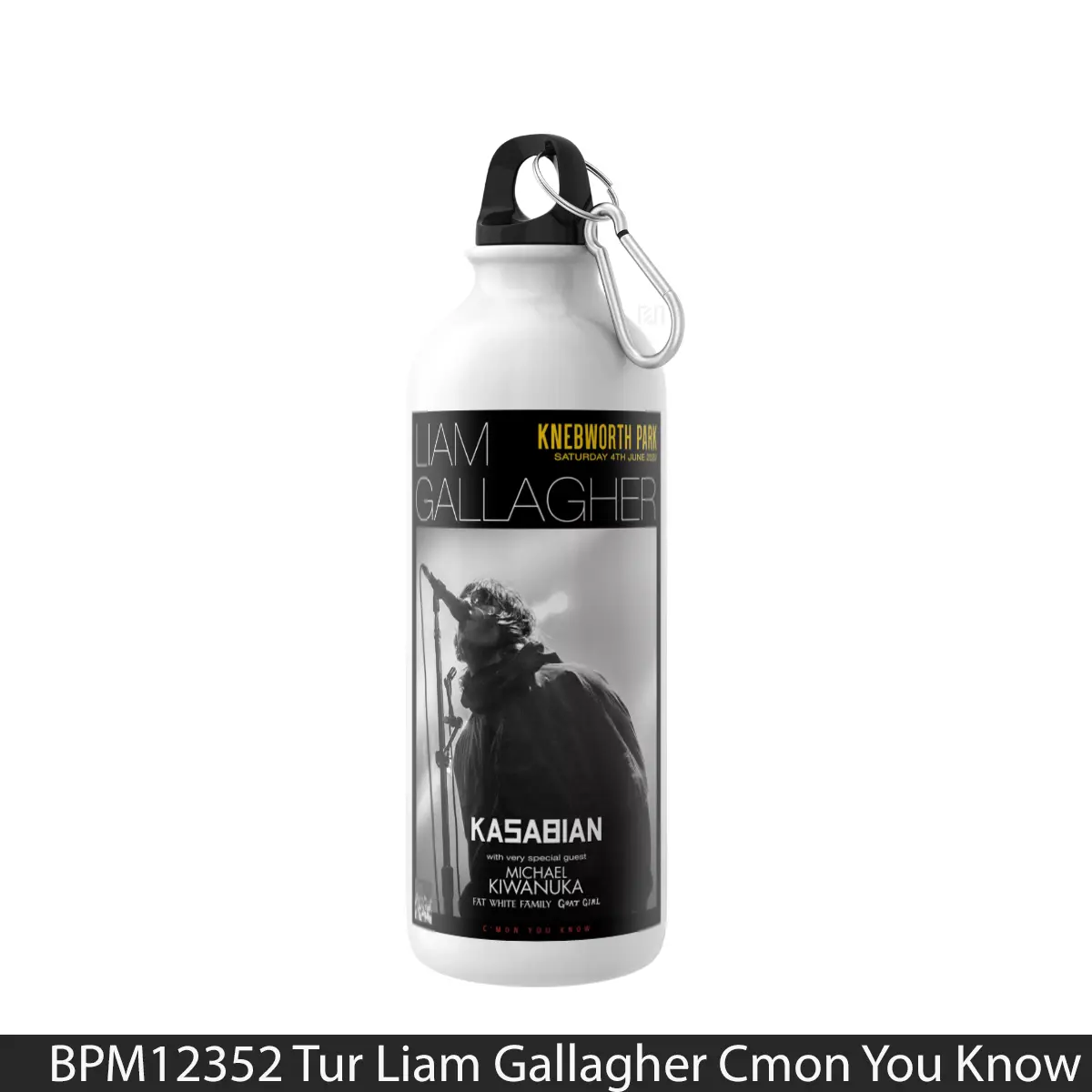 Botol Tur Liam Gallagher Cmon You Know 2022 Knebworth - Music Sport Bottle
