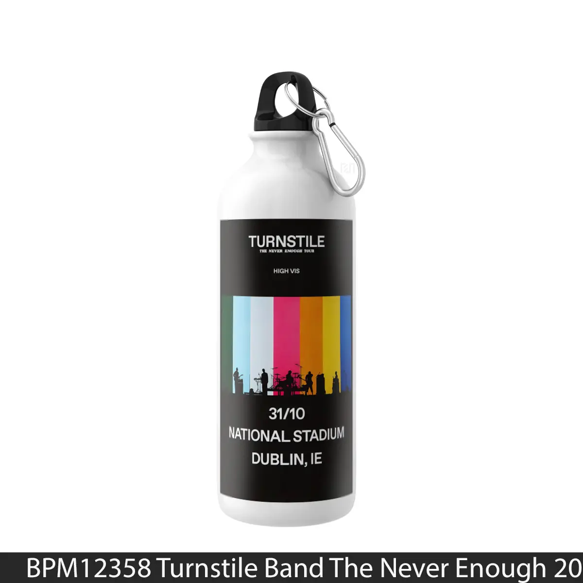 Botol Turnstile Band The Never Enough 2025 Tour - Music Sport Bottle