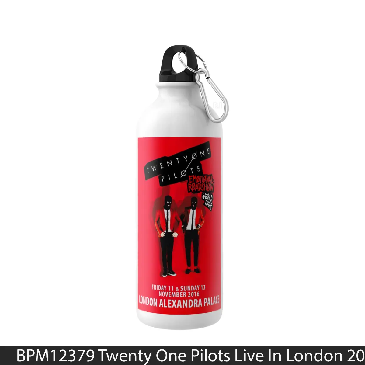 Botol Twenty One Pilots Live In London 2019 Alexandra Palace - Music Sport Bottle
