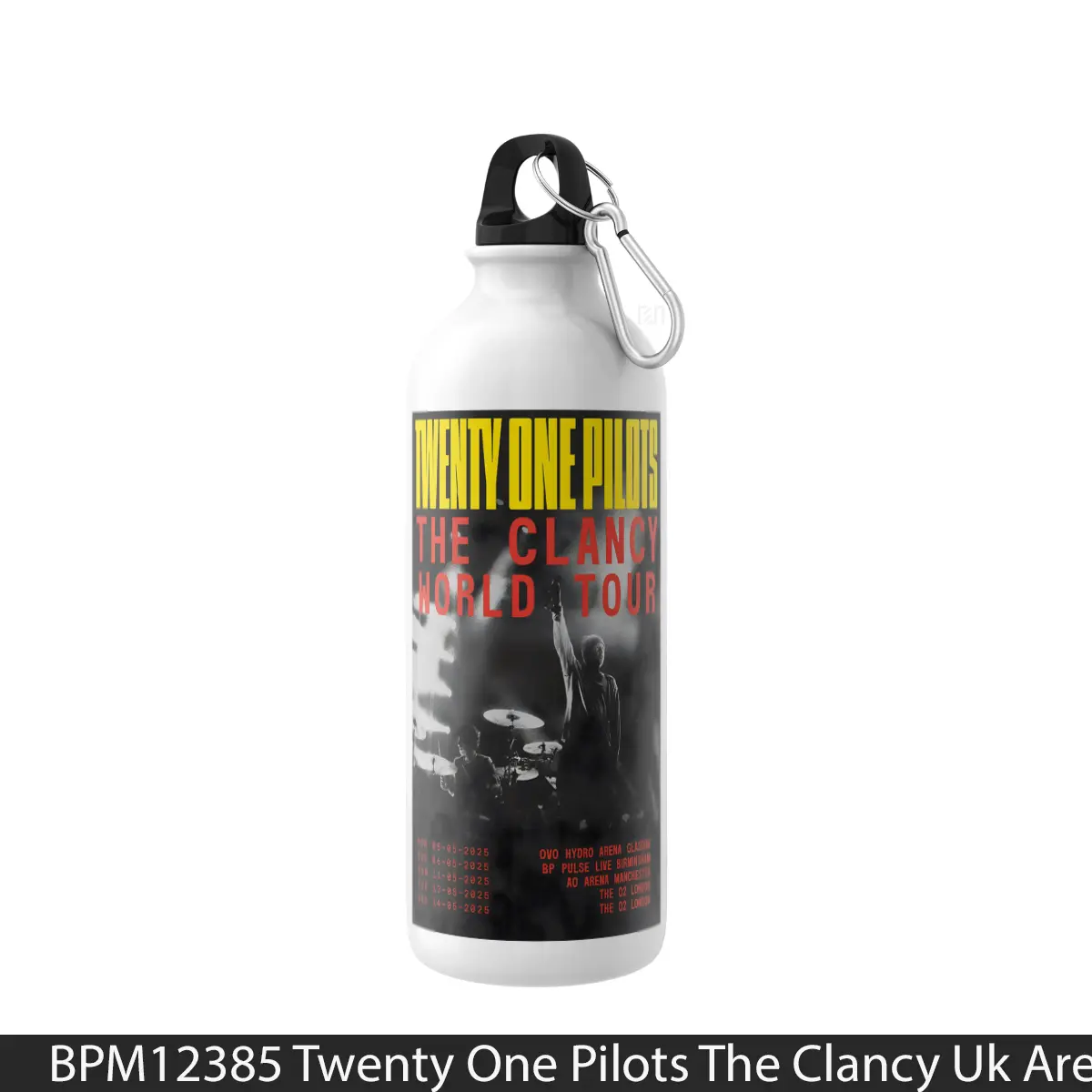Botol Twenty One Pilots The Clancy Uk Arena Tour 2025 - Music Sport Bottle