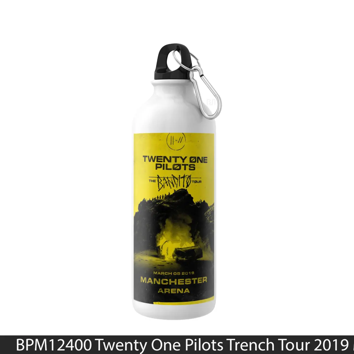 Botol Twenty One Pilots Trench Tour 2019 Manchester - Music Sport Bottle