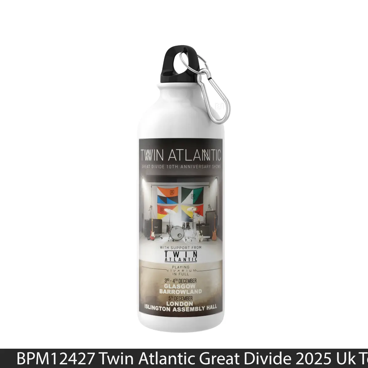 Botol Twin Atlantic Great Divide 2025 Uk Tour - Music Sport Bottle