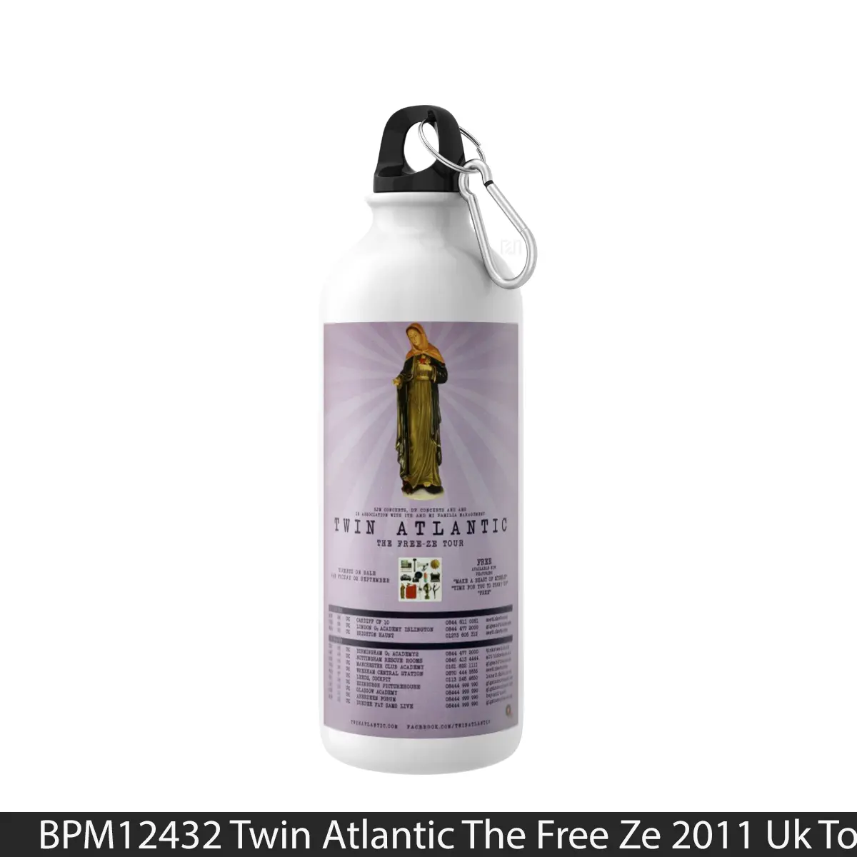 Botol Twin Atlantic The Free Ze 2011 Uk Tour - Music Sport Bottle