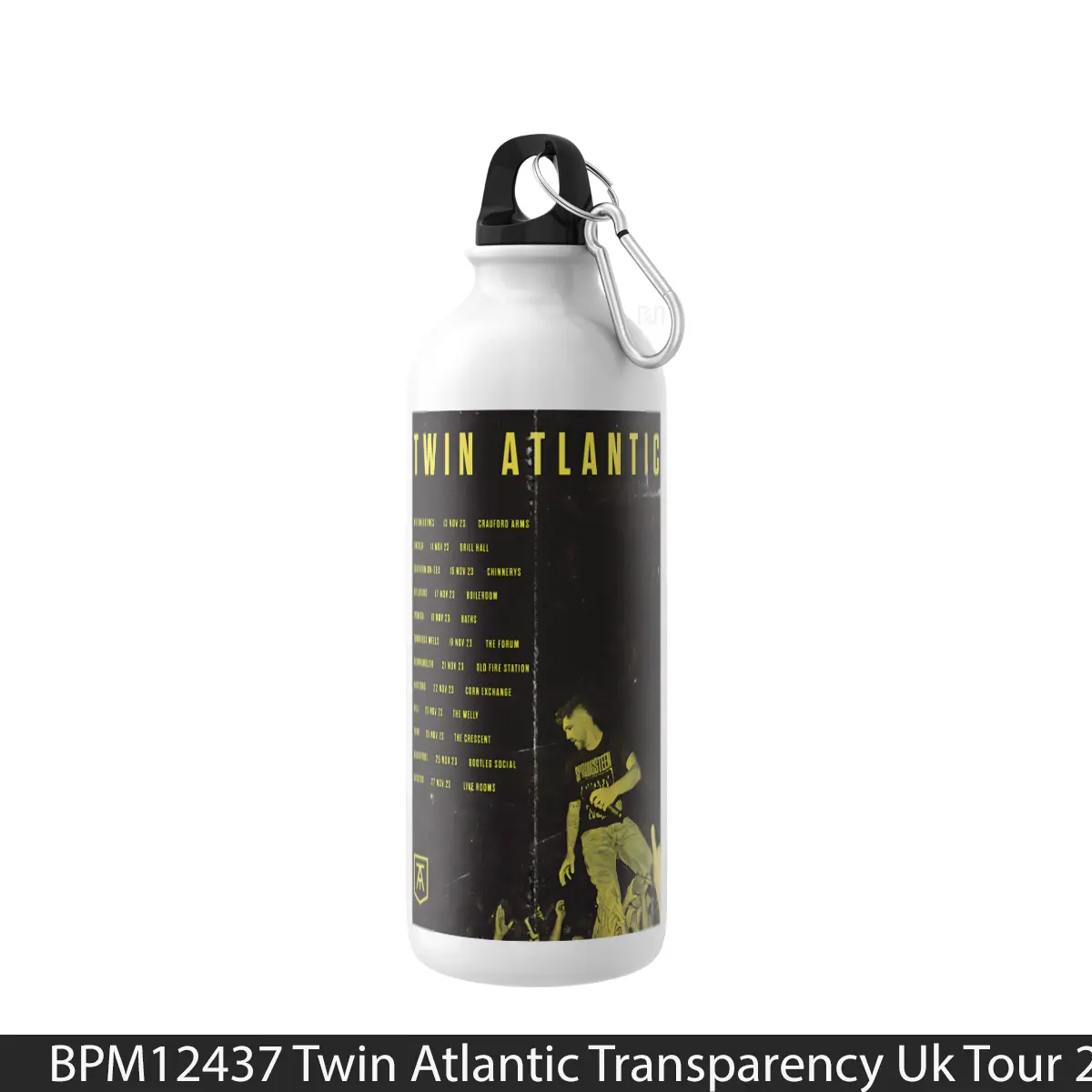 Botol Twin Atlantic Transparency Uk Tour 2023 - Music Sport Bottle