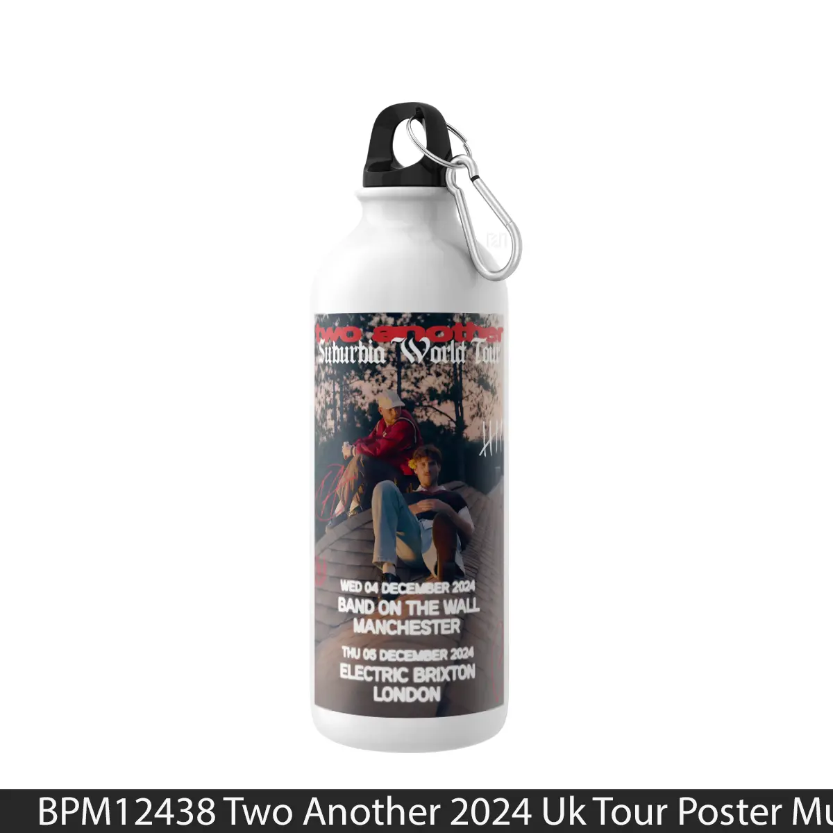 Botol Two Another 2024 Uk Tour - Music Sport Bottle