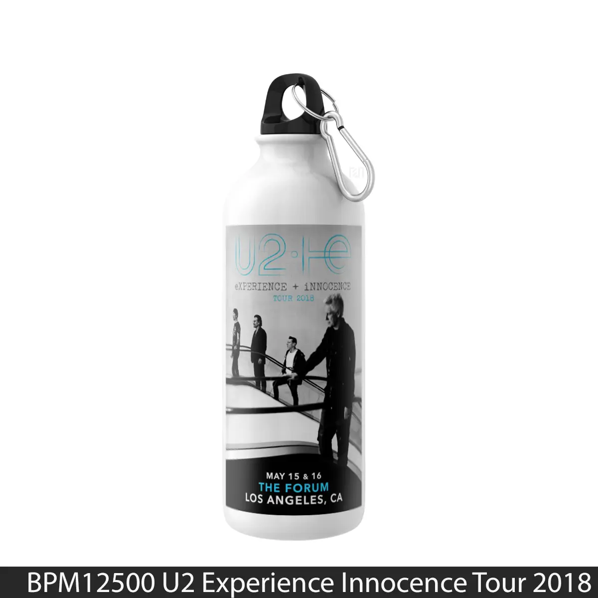 Botol U2 Experience Innocence Tour 2018 Los Angeles - Music Sport Bottle