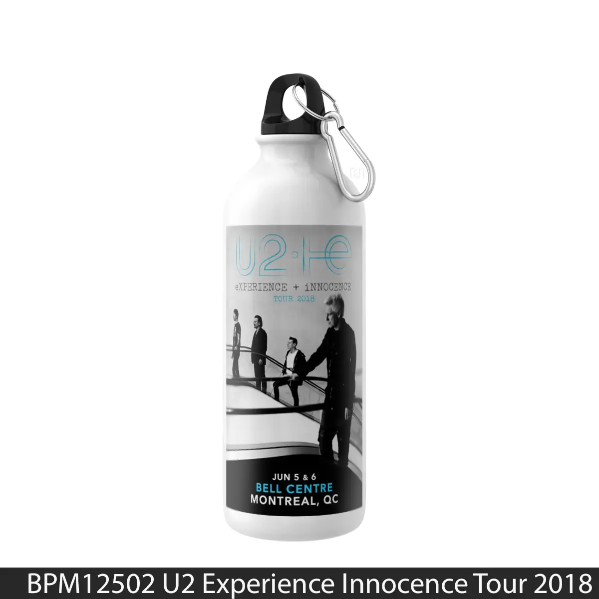 Botol U2 Experience Innocence Tour 2018 Montreal - Music Sport Bottle