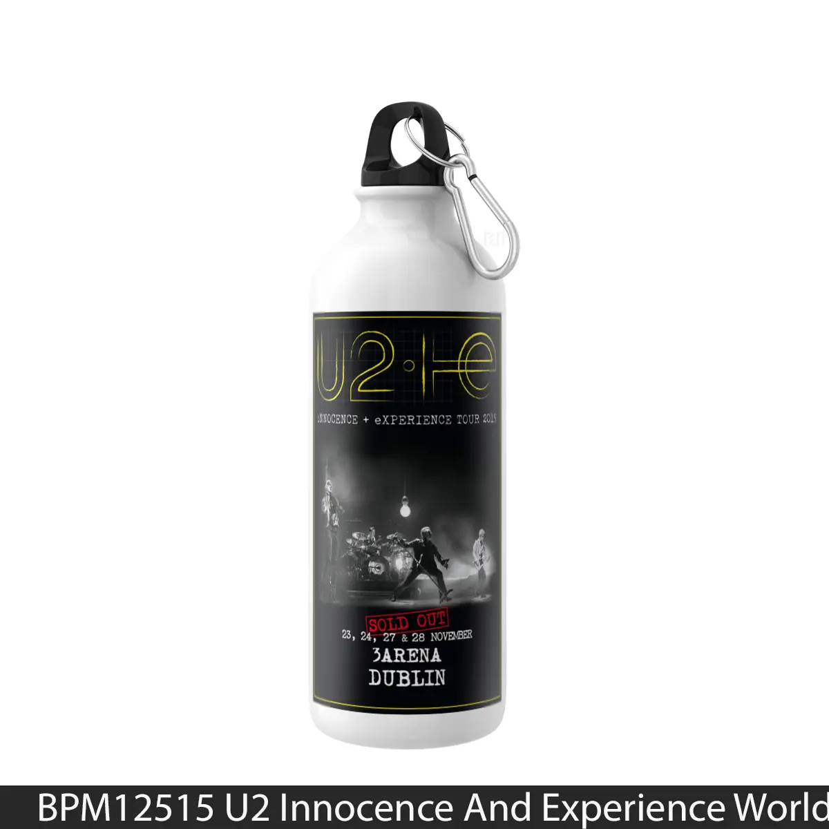 Botol U2 Innocence And Experience World Tour 2015 Dublin - Music Sport Bottle