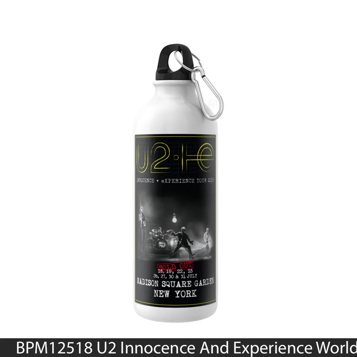 Botol U2 Innocence And Experience World Tour 2015 New York - Music Sport Bottle