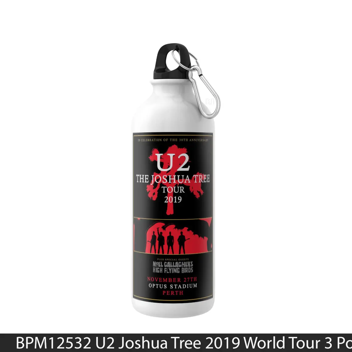 Botol U2 Joshua Tree 2019 World Tour 3 - Music Sport Bottle