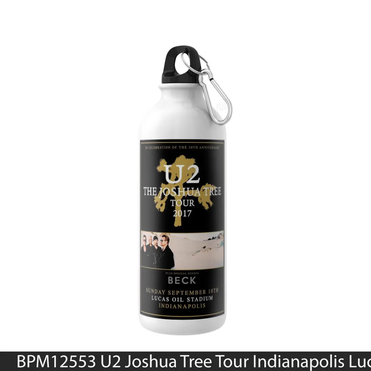 Botol U2 Joshua Tree Tour Indianapolis Lucas Oil Stadium - Music Sport Bottle