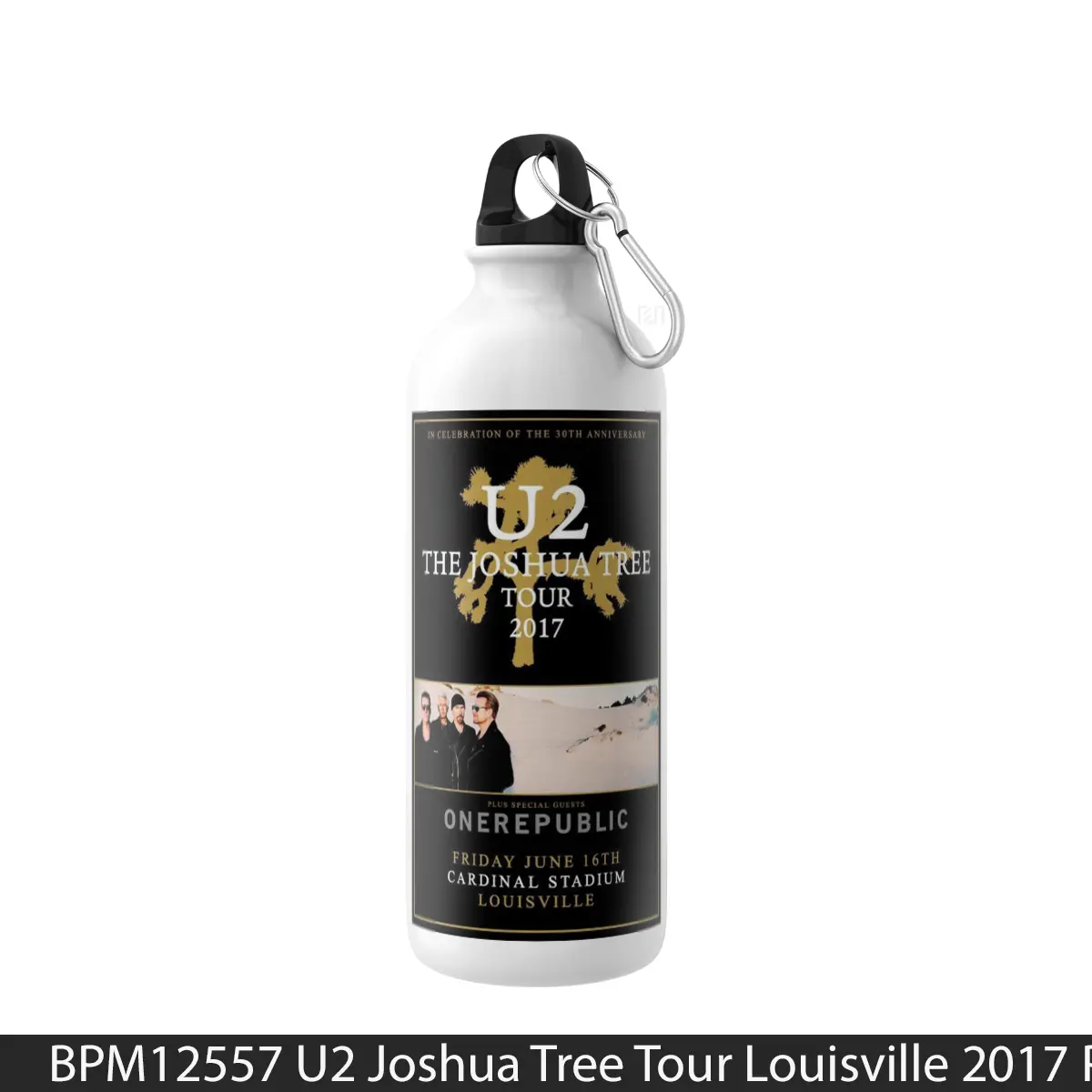 Botol U2 Joshua Tree Tour Louisville 2017 - Music Sport Bottle