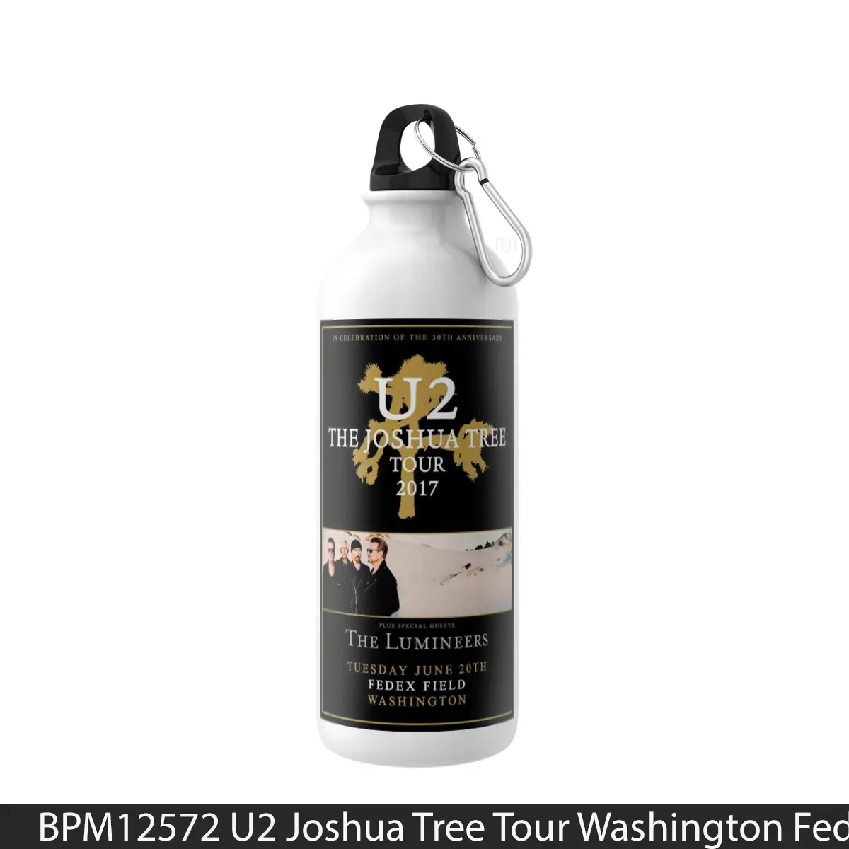 Botol U2 Joshua Tree Tour Washington Fedex Field 18 June - Music Sport Bottle