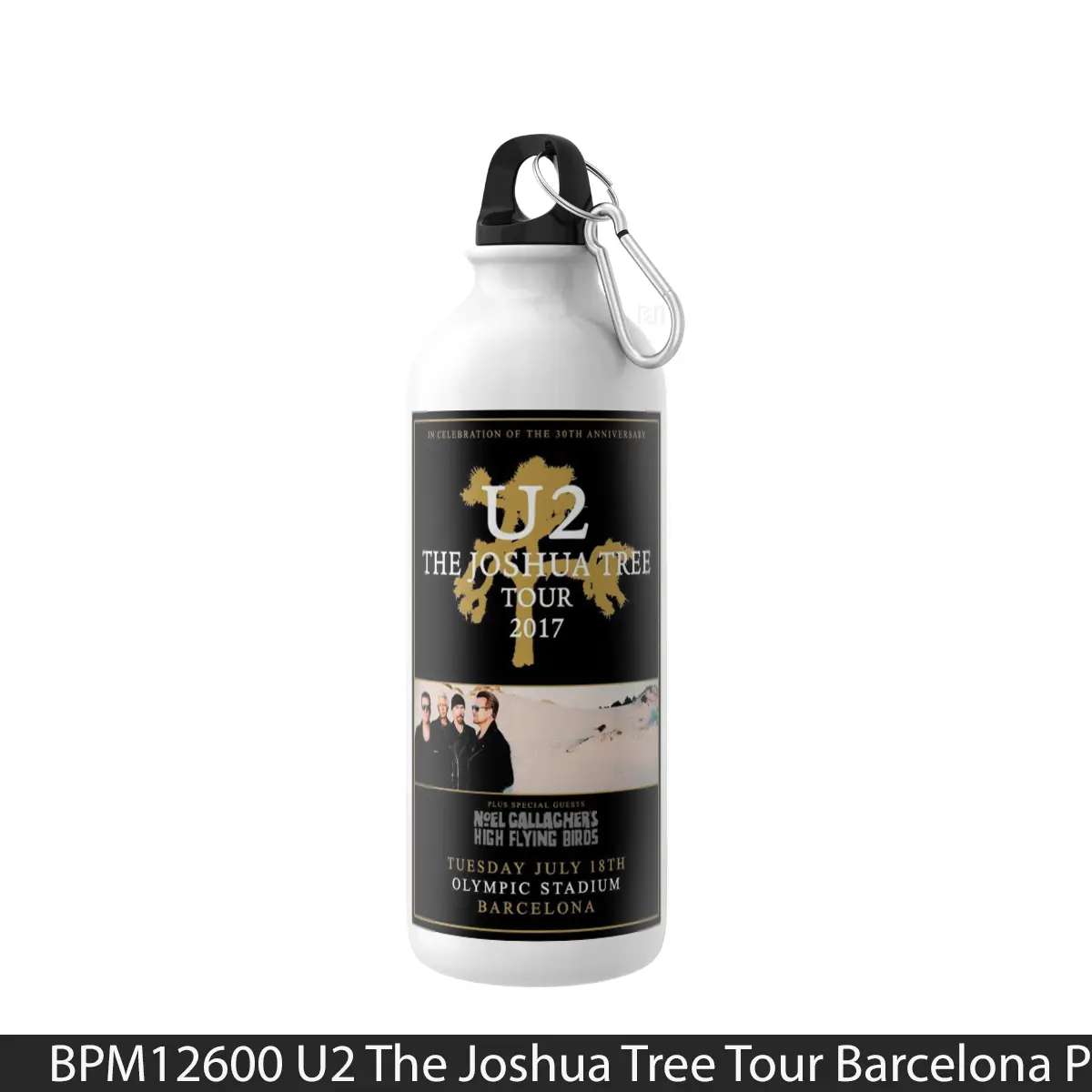 Botol U2 The Joshua Tree Tour Barcelona - Music Sport Bottle