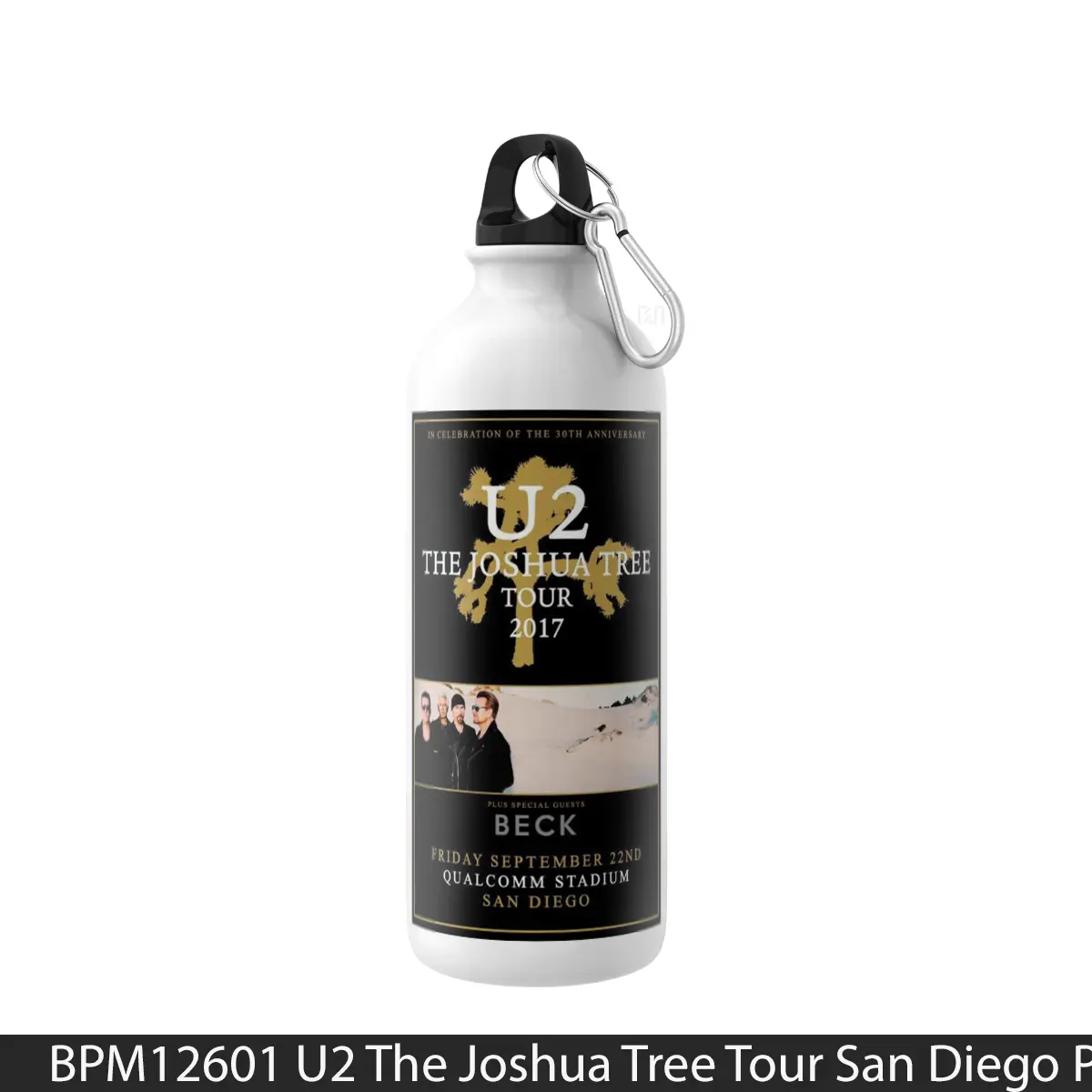 Botol U2 The Joshua Tree Tour San Diego - Music Sport Bottle
