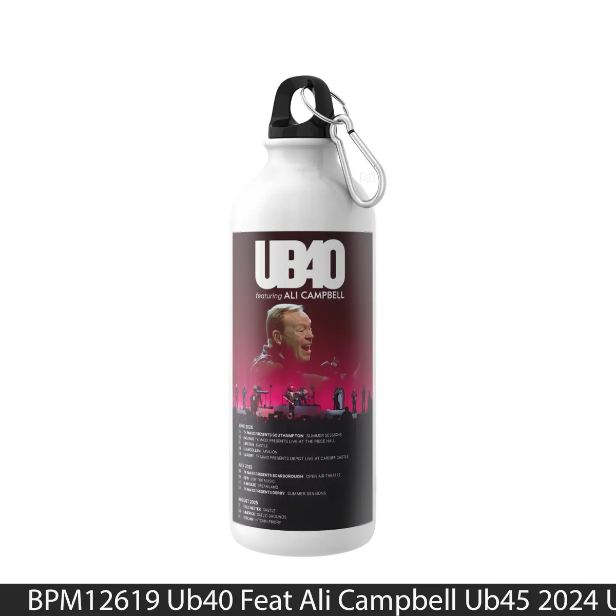 Botol Ub40 Feat Ali Campbell Ub45 2024 Uk Summer Tour P - Music Sport Bottle