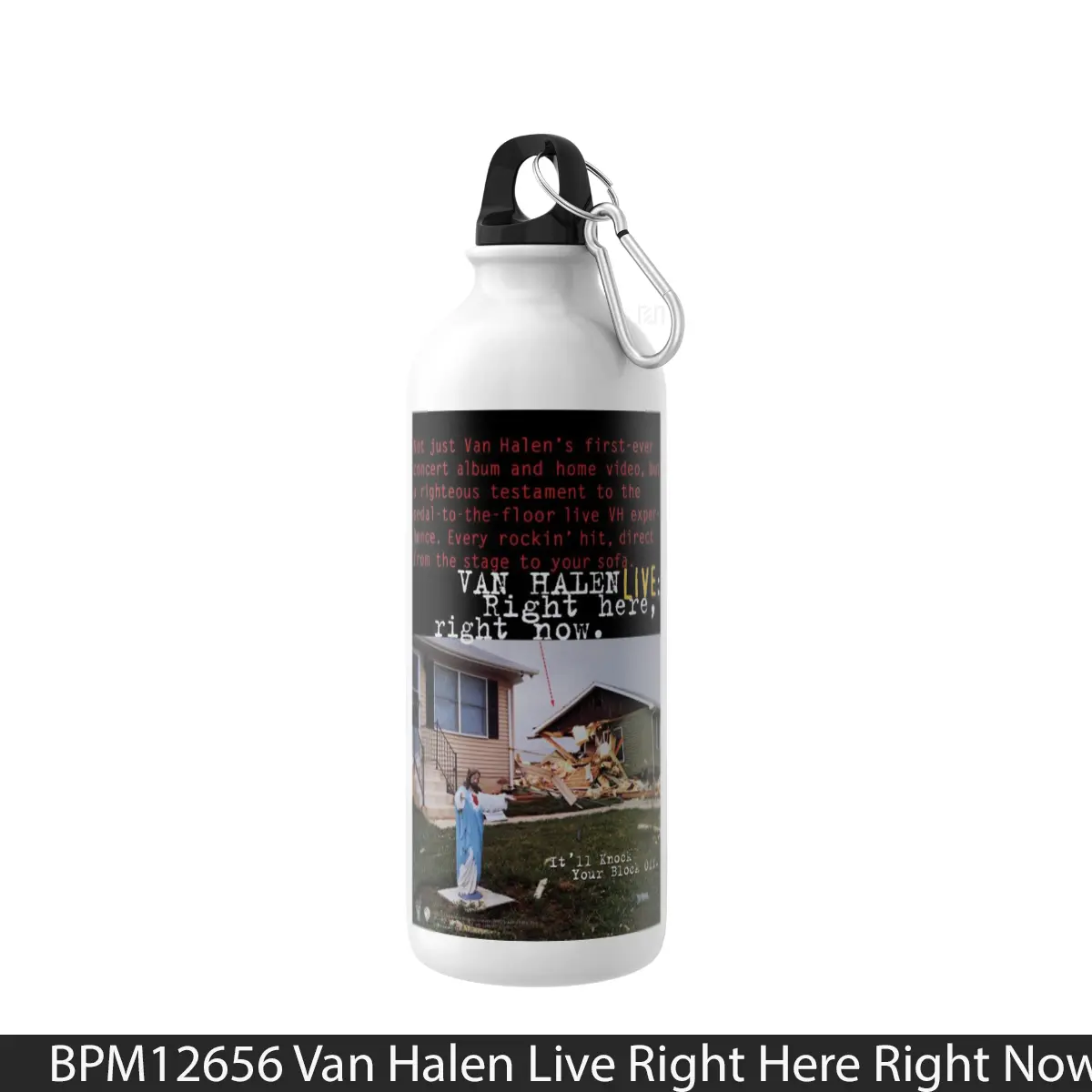 Botol Van Halen Live Right Here Right Now Print - Music Sport Bottle