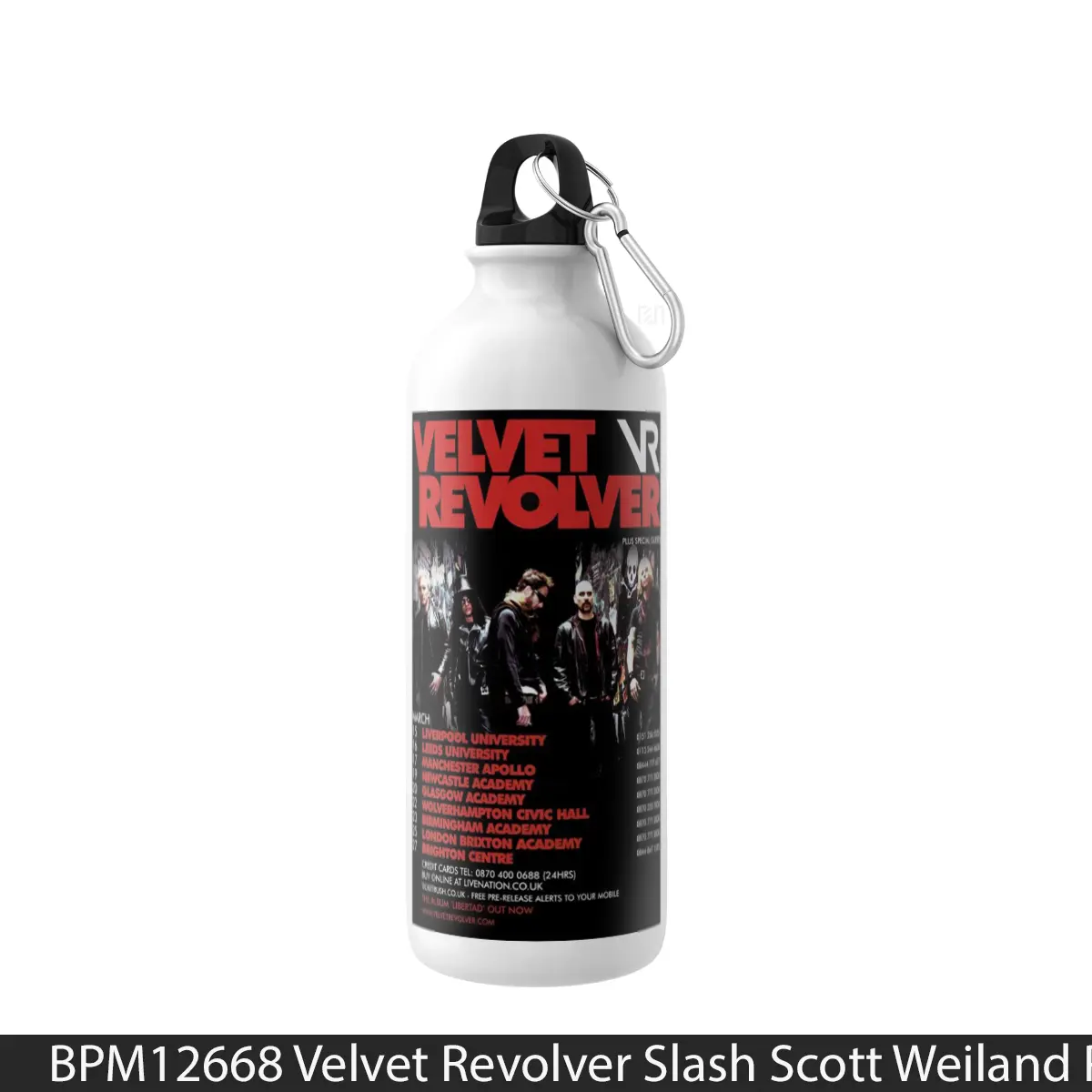 Botol Velvet Revolver Slash Scott Weiland - Music Sport Bottle