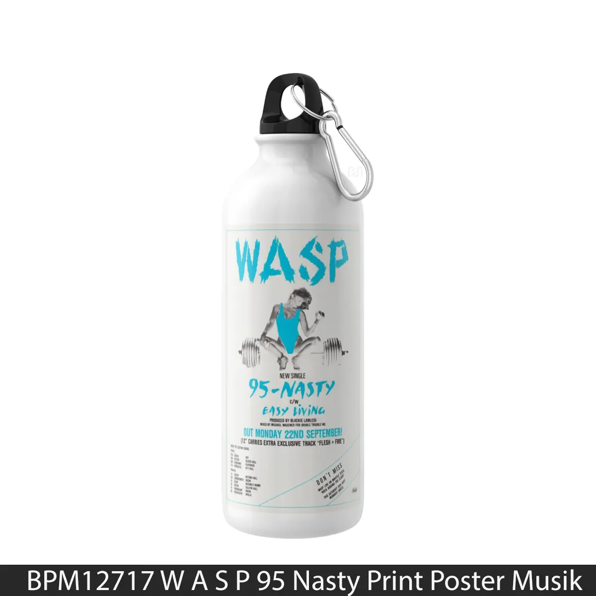 Botol W A S P 95 Nasty Print - Music Sport Bottle