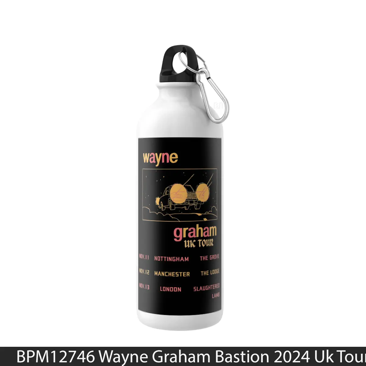 Botol Wayne Graham Bastion 2024 Uk Tour - Music Sport Bottle