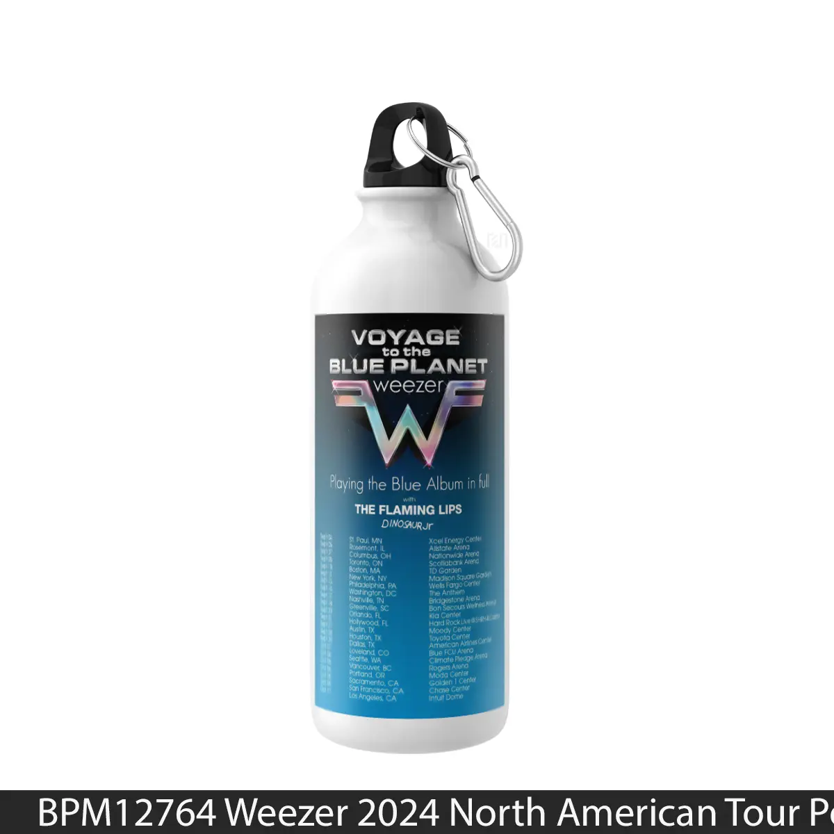 Botol Weezer 2024 North American Tour - Music Sport Bottle