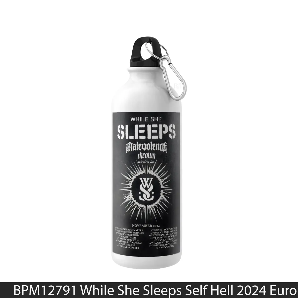 Botol While She Sleeps Self Hell 2024 Europe Tour - Music Sport Bottle