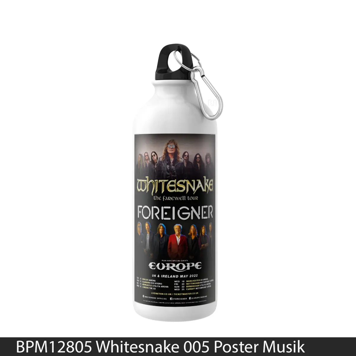 Botol Whitesnake 005 - Music Sport Bottle