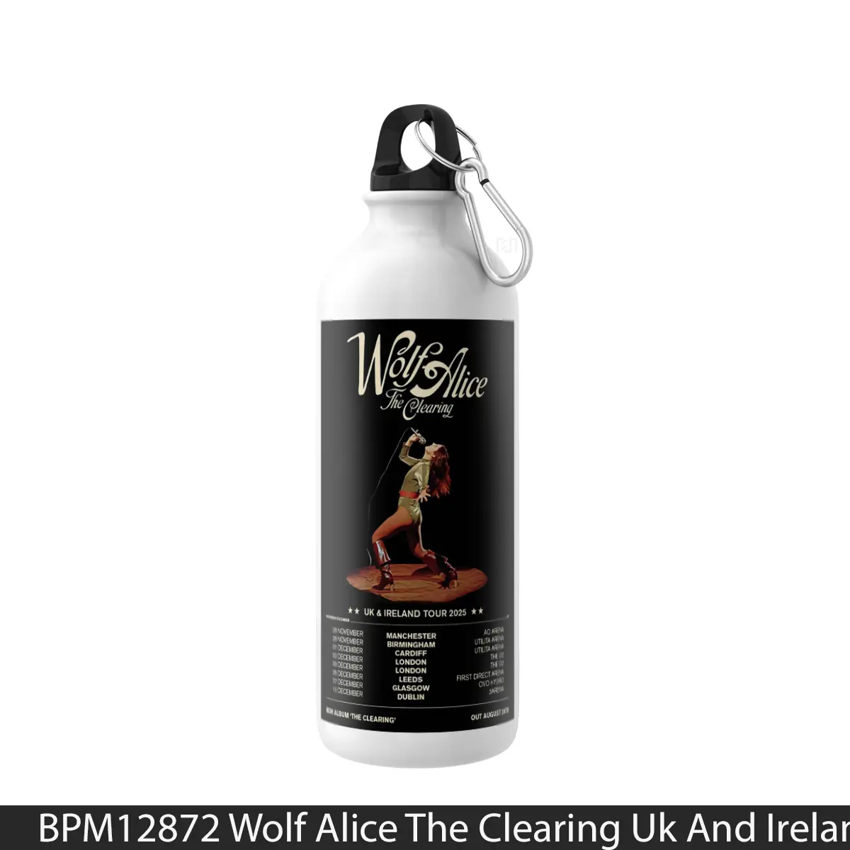 Botol Wolf Alice The Clearing Uk And Ireland Tour 2025 - Music Sport Bottle