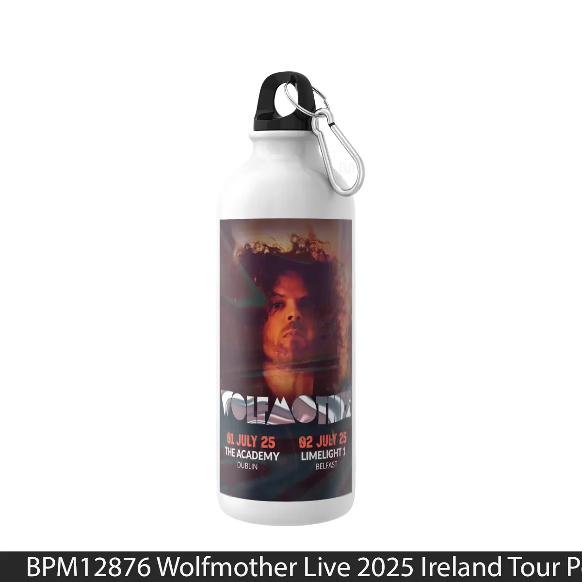 Botol Wolfmother Live 2025 Ireland Tour - Music Sport Bottle