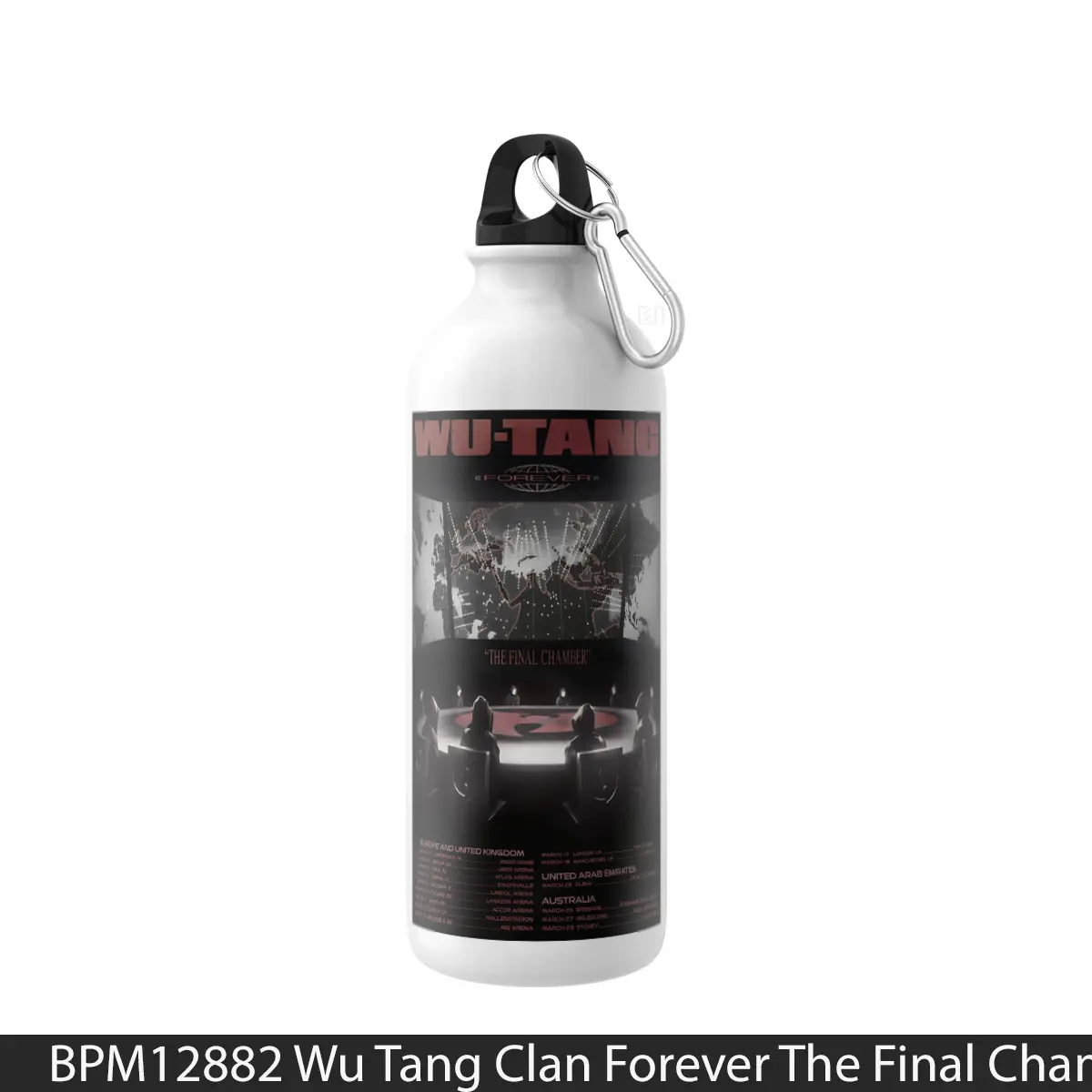 Botol Wu Tang Clan Forever The Final Chamber 2026 World Tour - Music Sport Bottle