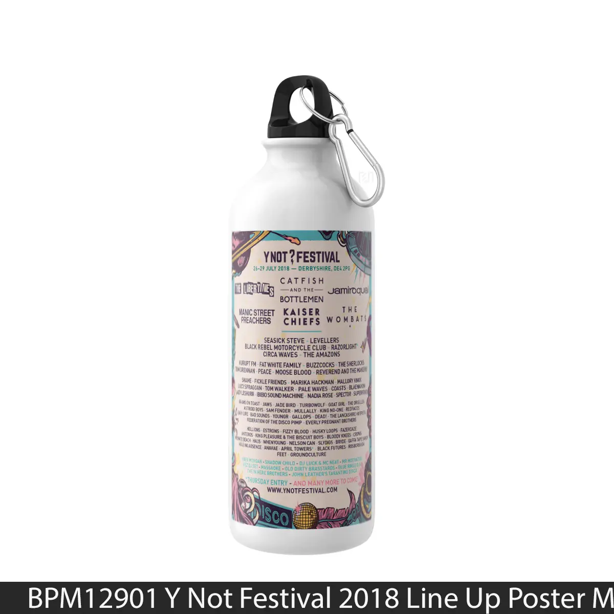 Botol Y Not Festival 2018 Line Up - Music Sport Bottle