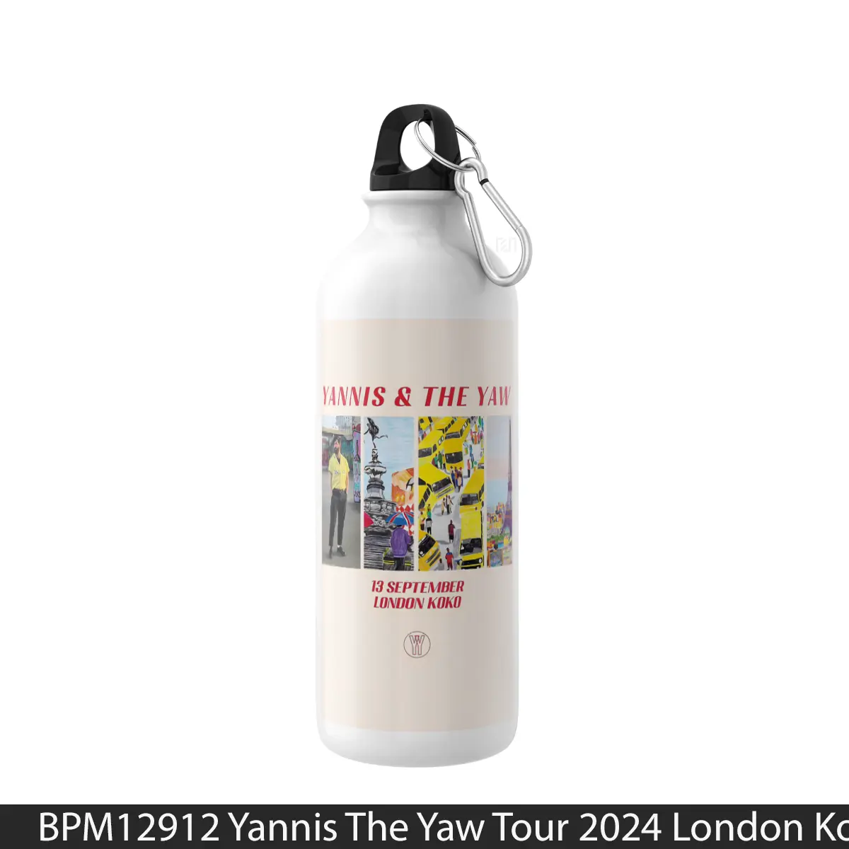 Botol Yannis The Yaw Tour 2024 London Koko - Music Sport Bottle