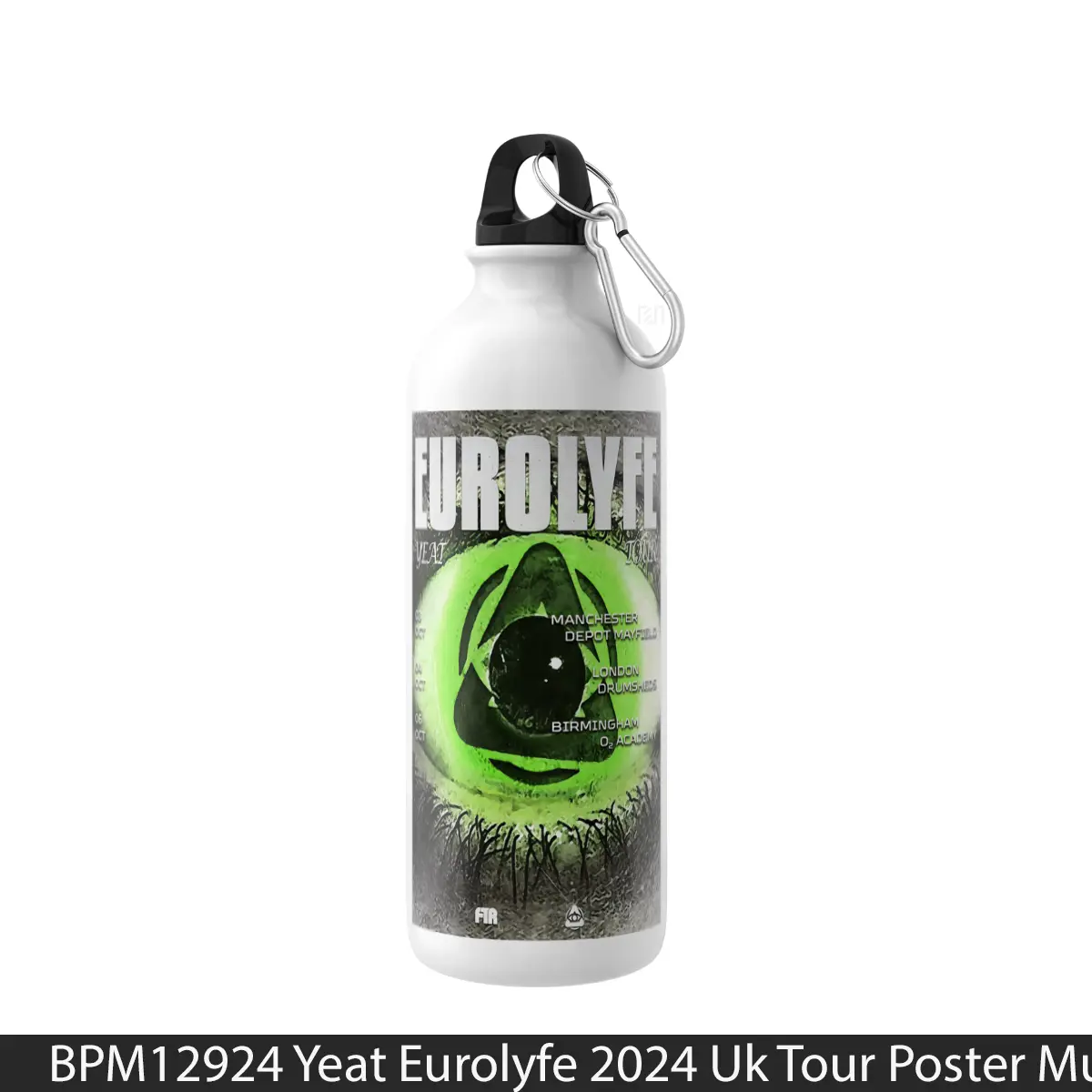 Botol Yeat Eurolyfe 2024 Uk Tour - Music Sport Bottle