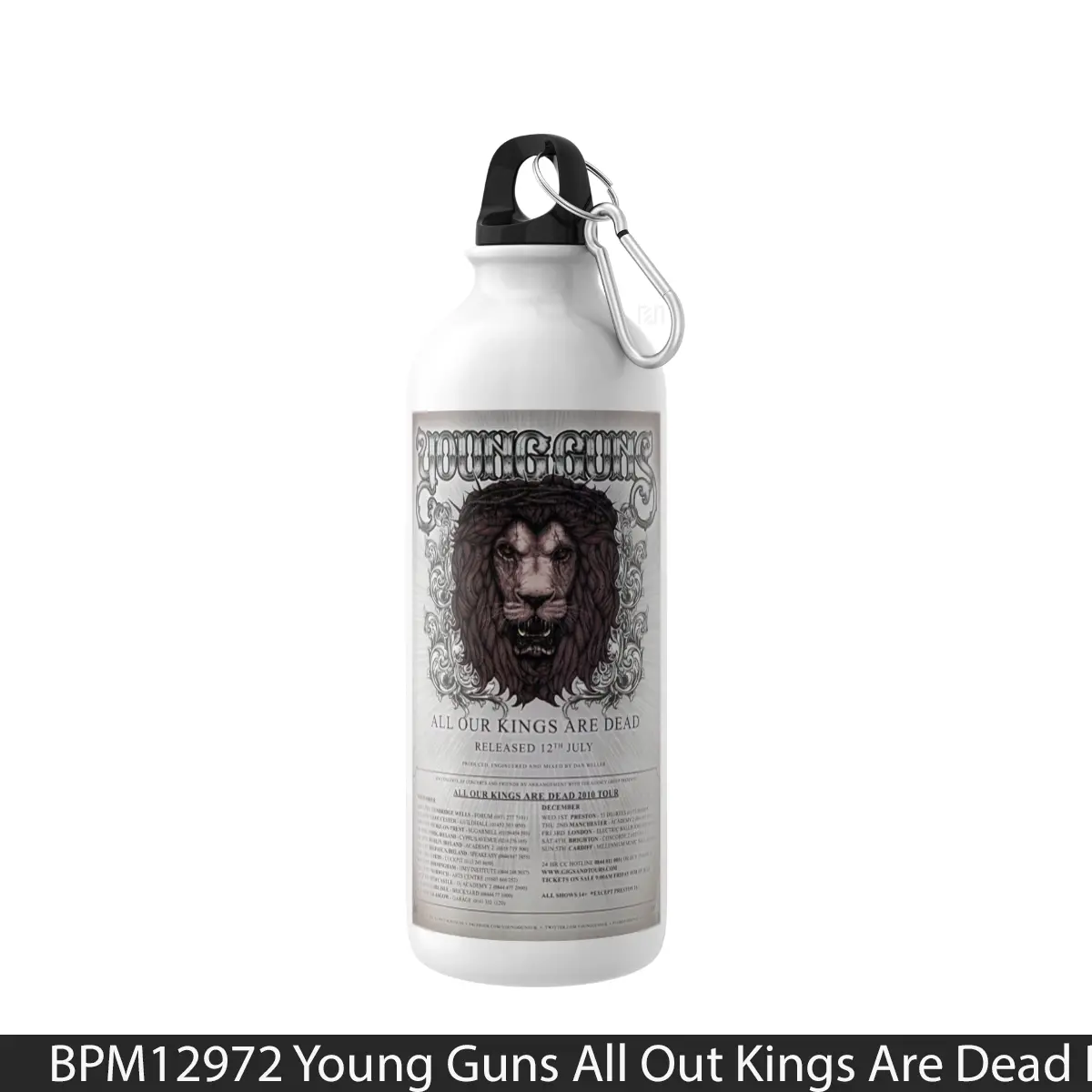 Botol Young Guns All Out Kings Are Dead - Music Sport Bottle