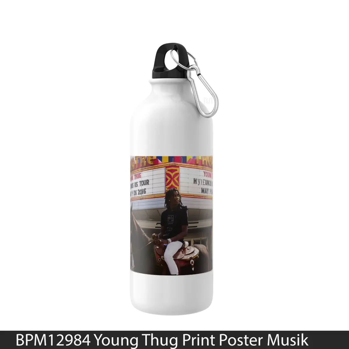 Botol Young Thug Print - Music Sport Bottle