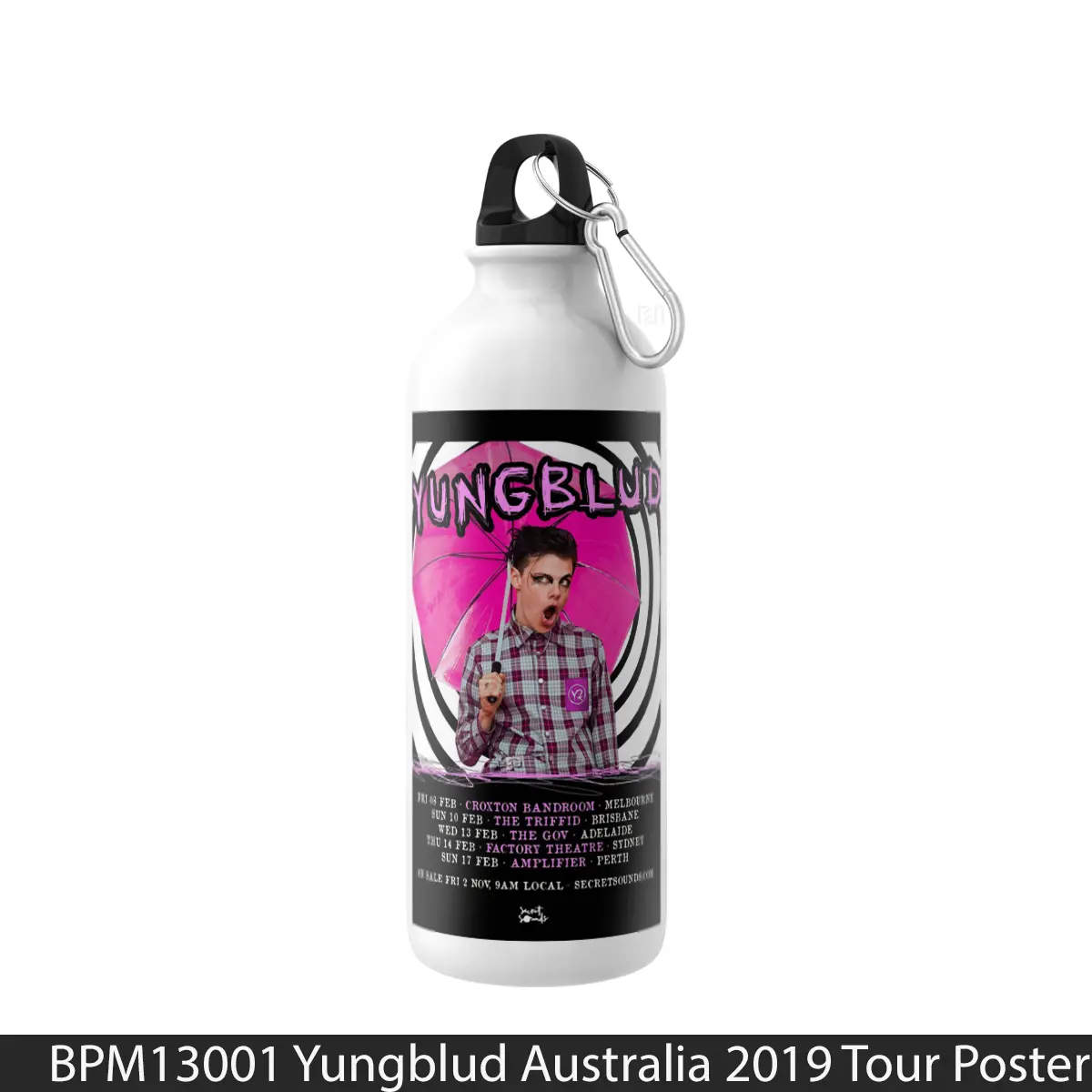 Botol Yungblud Australia 2019 Tour - Music Sport Bottle