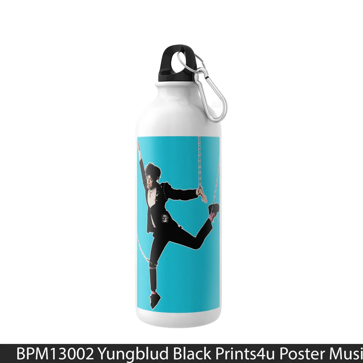 Botol Yungblud Black Prints4U - Music Sport Bottle