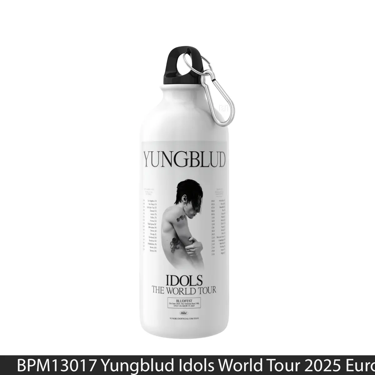 Botol Yungblud Idols World Tour 2025 Europe North America - Music Sport Bottle
