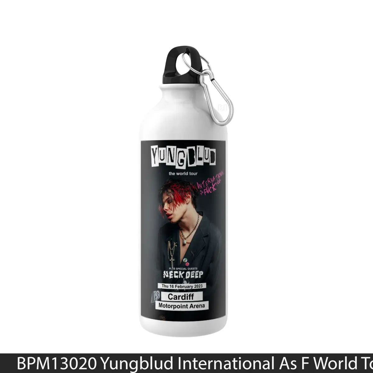 Botol Yungblud International As F World Tour 2023 B - Music Sport Bottle