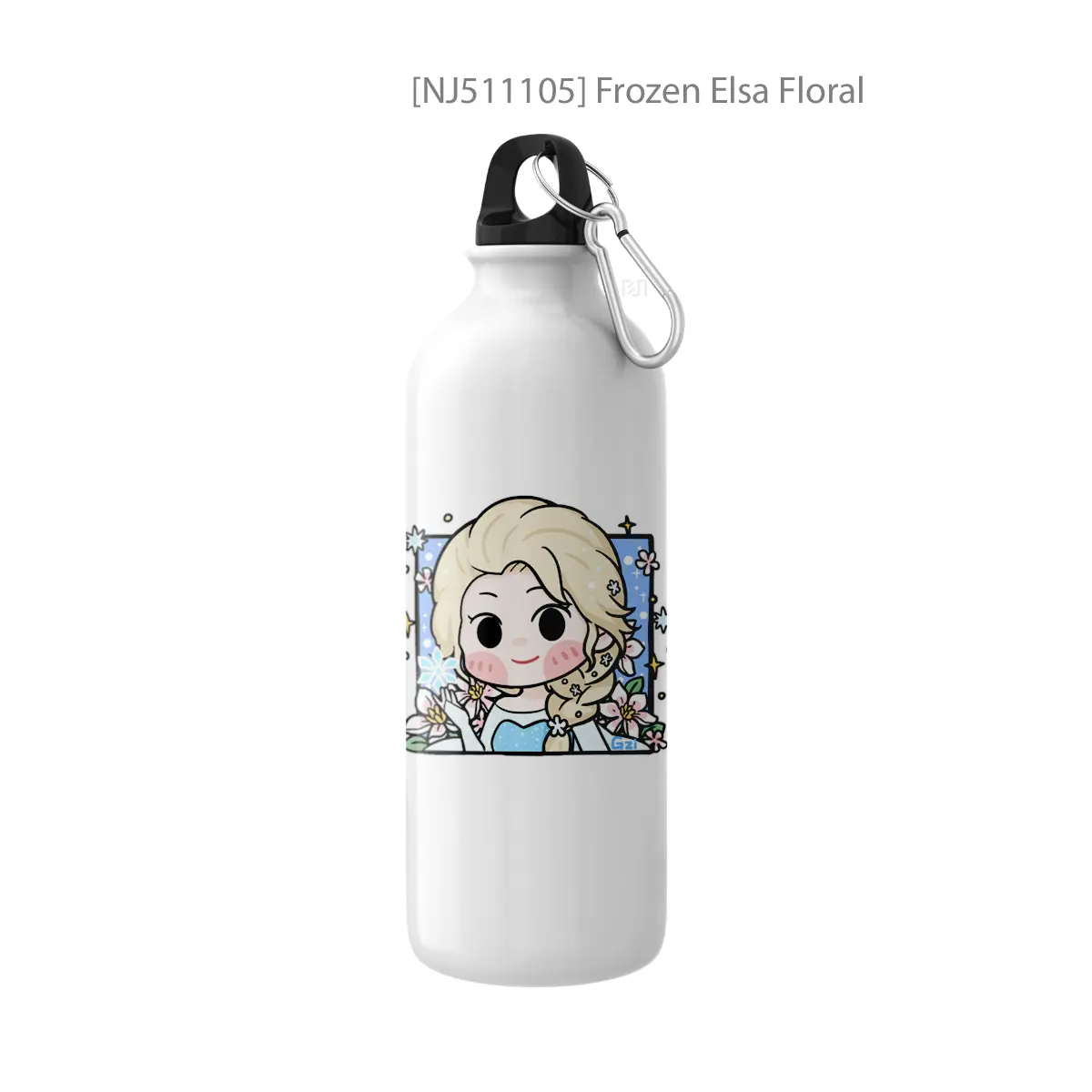 Frozen Elsa Floral Botol Olahraga