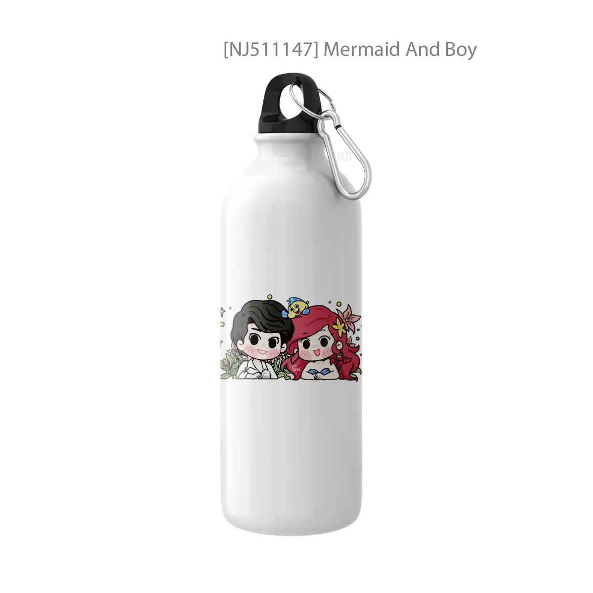 Mermaid And Boy Botol Olahraga